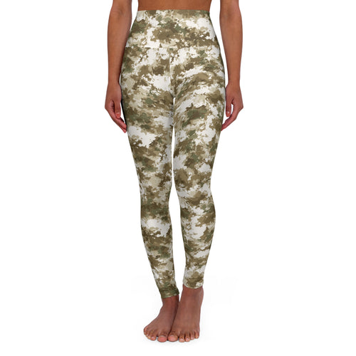Camo High Waisted Yoga Leggings, Activewear for Workout, Exercise, Fitness, Athleisure, Stylish Leggings for All Day Wear