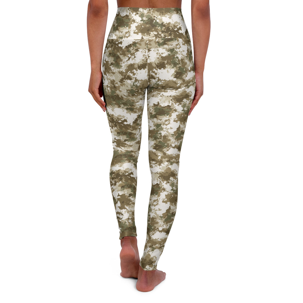 Camo High Waisted Yoga Leggings, Activewear for Workout, Exercise, Fitness, Athleisure, Stylish Leggings for All Day Wear